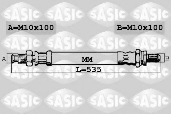 Тормозной шланг SASIC 6606005