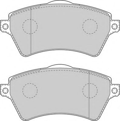 Комплект тормозных колодок, дисковый тормоз DURON DBP201473
