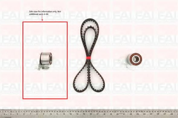 Комплект ремня ГРМ FAI AutoParts TBK196