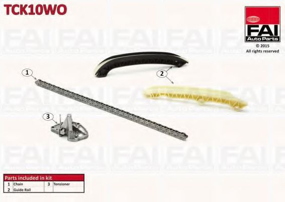 Комплект цели привода распредвала FAI AutoParts TCK10WO