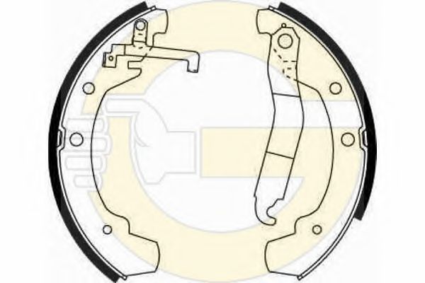 Комплект тормозных колодок GIRLING 5181509