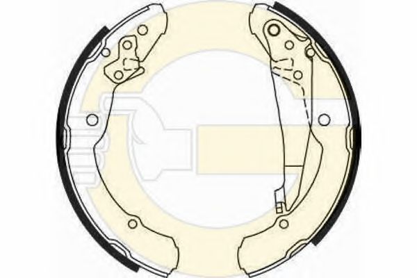 Комплект тормозных колодок GIRLING 5186392