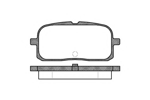 Комплект тормозных колодок, дисковый тормоз KAWE 0715 00