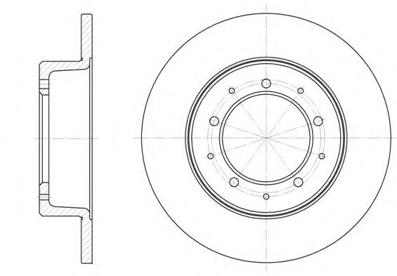 Тормозной диск KAWE 6333 00