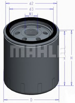 Масляный фильтр MAHLE ORIGINAL OC 555
