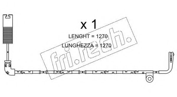 Сигнализатор, износ тормозных колодок fri.tech. SU.254