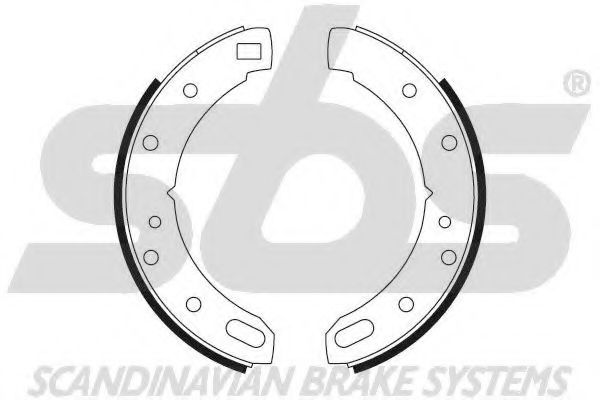 Комплект тормозных колодок sbs 18492740015