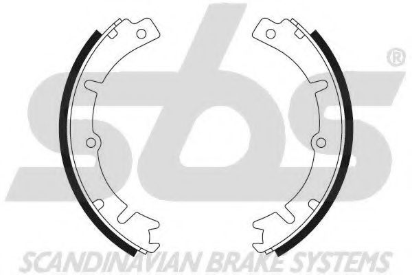 Комплект тормозных колодок sbs 18492736224