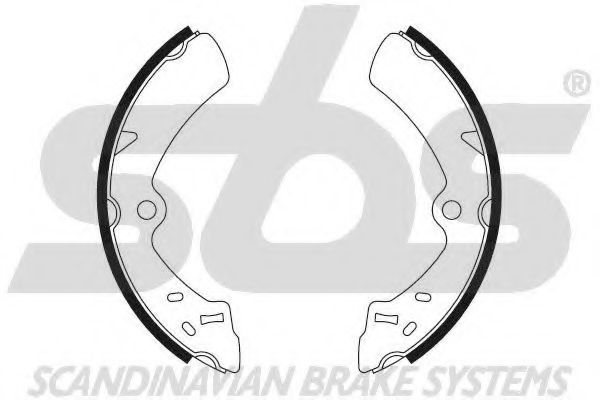 Комплект тормозных колодок sbs 18492752405
