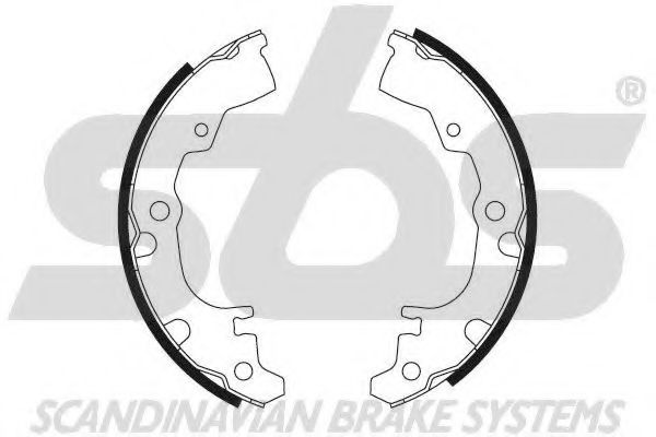 Комплект тормозных колодок sbs 18492751414