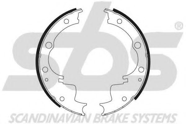 Комплект тормозных колодок sbs 18492723477