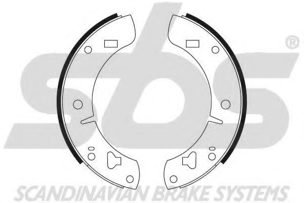 Комплект тормозных колодок sbs 18492740479
