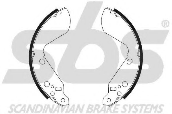 Комплект тормозных колодок sbs 18492752555