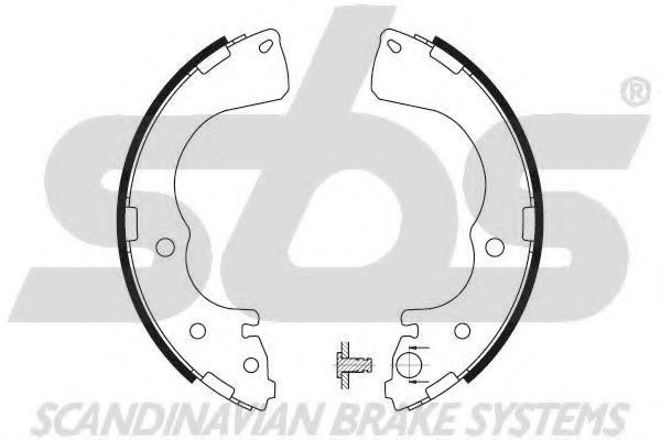 Комплект тормозных колодок sbs 18492732661