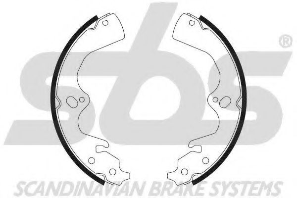 Комплект тормозных колодок sbs 18492735668