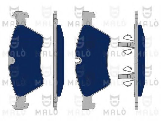 Комплект тормозных колодок, дисковый тормоз MALÒ 1050206