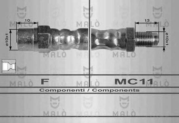 Тормозной шланг MALÒ 8234