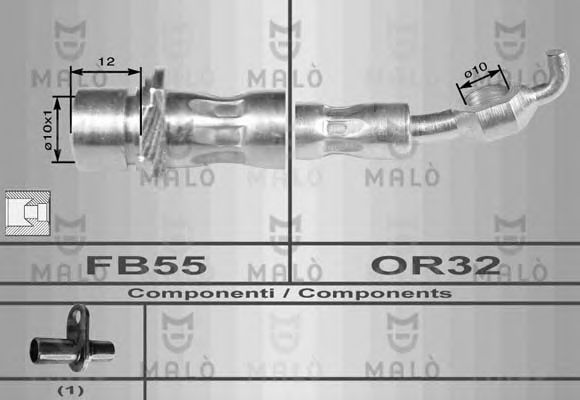 Тормозной шланг MALÒ 8960