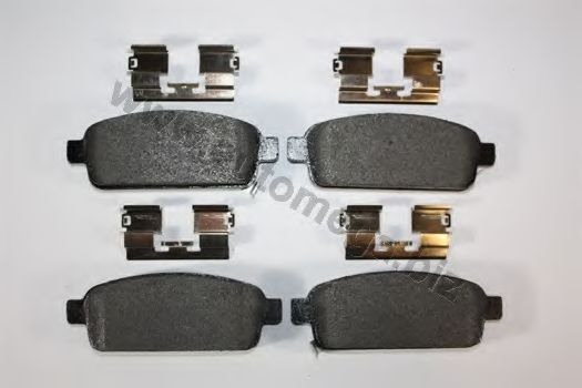 Комплект тормозных колодок, дисковый тормоз AUTOMEGA 1016050180