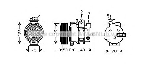Компрессор, кондиционер NRF 32509