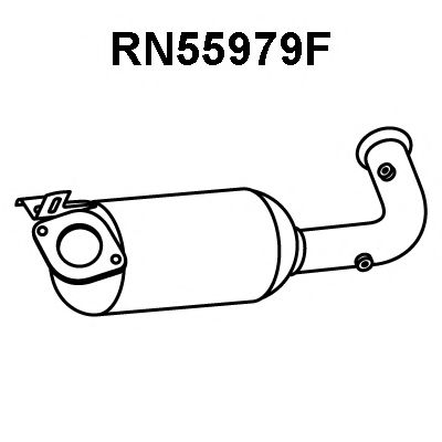 Сажевый / частичный фильтр, система выхлопа ОГ VENEPORTE RN55979F