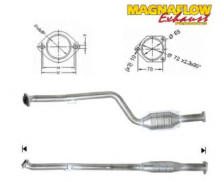 Катализатор MAGNAFLOW 75031