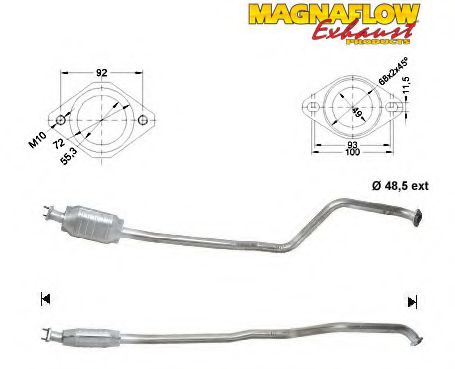Катализатор MAGNAFLOW 74810D