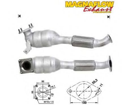 Катализатор MAGNAFLOW 72505D