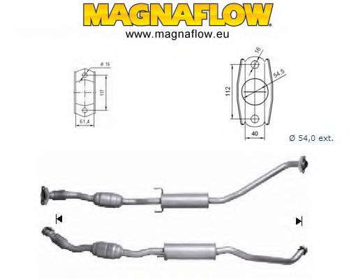 Катализатор MAGNAFLOW 68005D