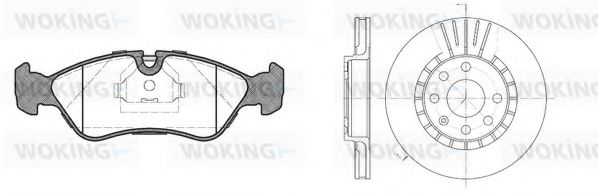 Комплект тормозов, дисковый тормозной механизм BENDIX DP59005