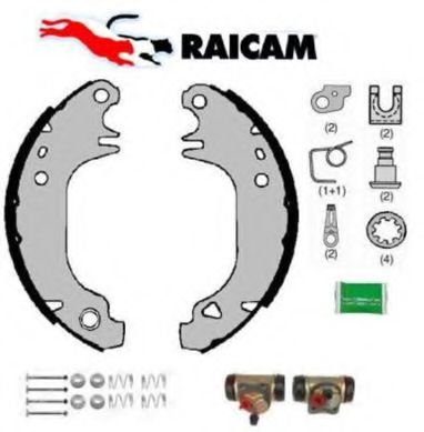 Комплект тормозных колодок, стояночная тормозная система RAICAM 7084RP