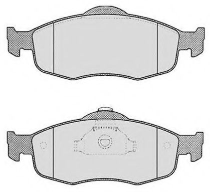 Комплект тормозных колодок, дисковый тормоз RAICAM RA.0448.0