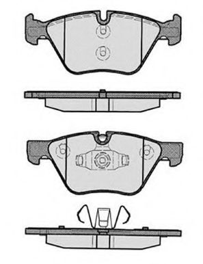 Комплект тормозных колодок, дисковый тормоз RAICAM RA.0632.3