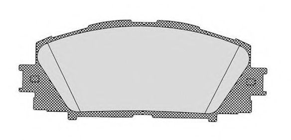 Комплект тормозных колодок, дисковый тормоз RAICAM RA.0863.0