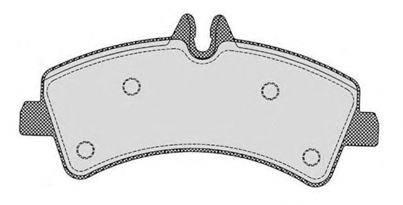 Комплект тормозных колодок, дисковый тормоз RAICAM RA.0901.0