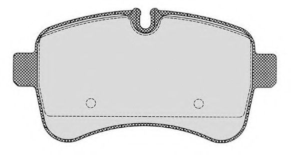 Комплект тормозных колодок, дисковый тормоз RAICAM RA.0907.0