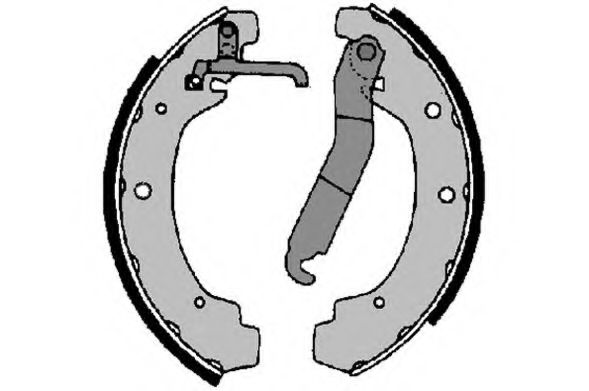 Комплект тормозных колодок DELPHI 1702