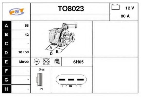 Генератор SNRA TO8023