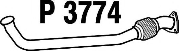 Труба выхлопного газа FENNO 3774