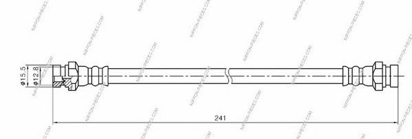 Тормозной шланг NPS M370I09