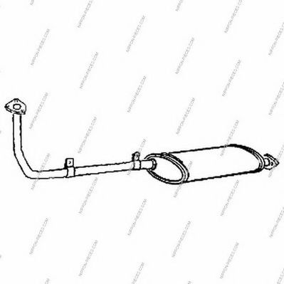 Система выпуска ОГ NPS D430U24