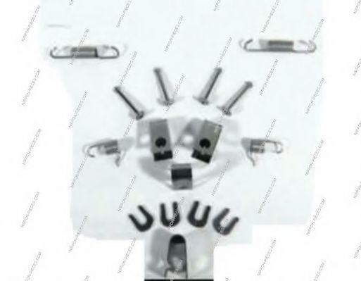 Комплектующие, тормозная колодка NPS 0607