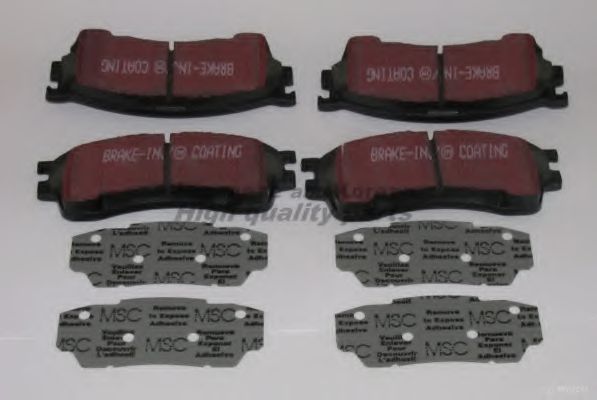 Комплект тормозных колодок, дисковый тормоз ASHUKI M050-10A