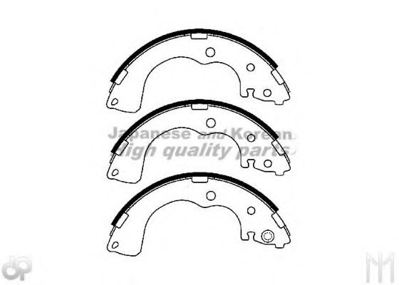 Комплект тормозных колодок ASHUKI M068-11