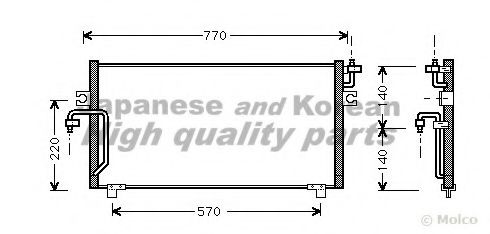 Конденсатор, кондиционер ASHUKI N657-70