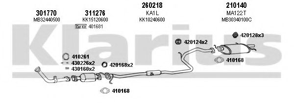 Система выпуска ОГ KLARIUS 500001E