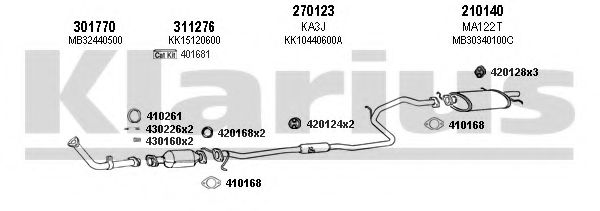 Система выпуска ОГ KLARIUS 500002E