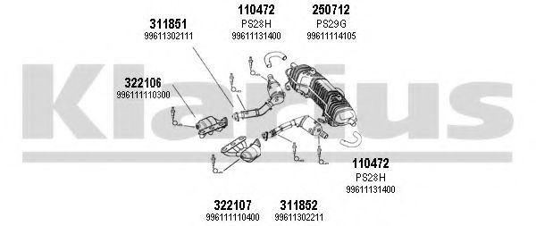 Система выпуска ОГ KLARIUS 680018E