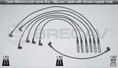 Комплект проводов зажигания BRECAV 08507