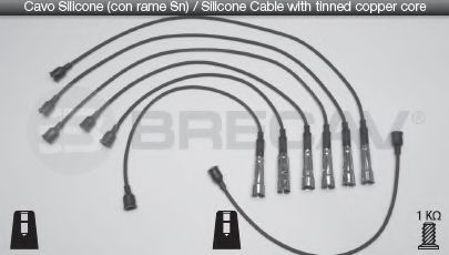 Комплект проводов зажигания BRECAV 08531